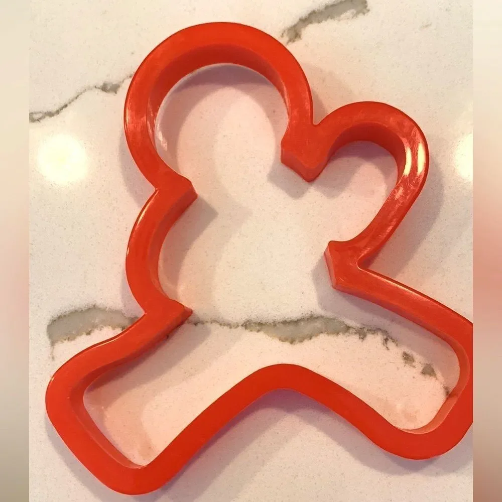 Red NINJA KARATE COOKIE Cutters Set of 4 Holiday Baking Martial Arts